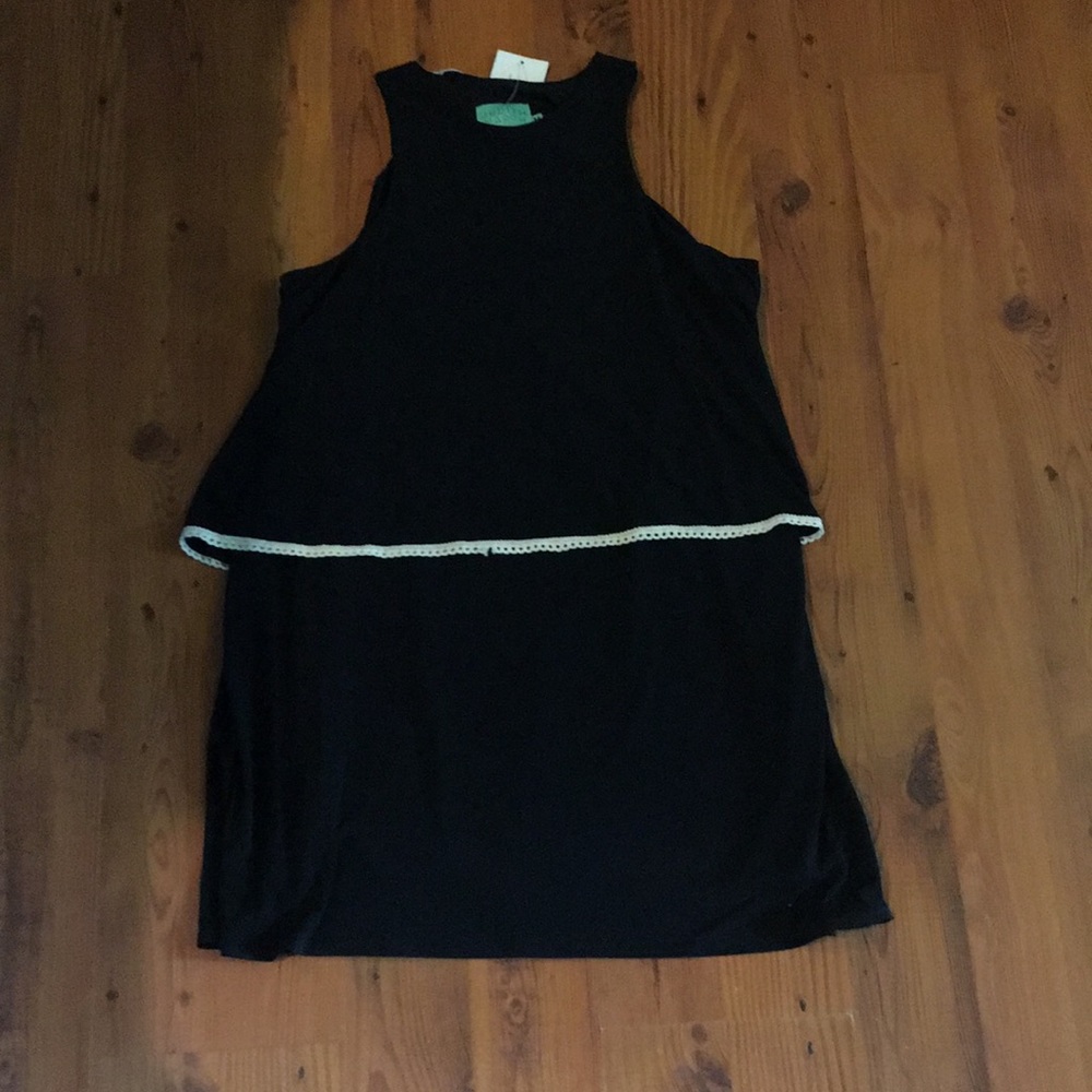 Judith march black and white dress